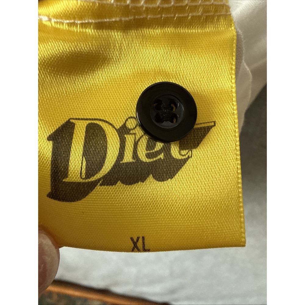 Diet Starts Monday Lightening Linen Button Up Shirt Embroidered XL Hypebeast View 6